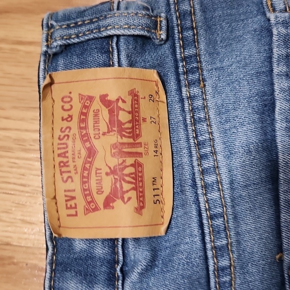 Levi's Boys' 511 Slim Fit Performance Jeans size 14 Regular - Picture 9 of 9